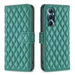 Custodia per cellulare in pelle con flip a portafoglio Diamond Lattice, For Realme 12+ 5G, For Realme C53, For Realme C65 4G