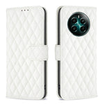 Custodia per cellulare in pelle con flip a portafoglio Diamond Lattice, For Realme 12+ 5G, For Realme C53, For Realme C65 4G