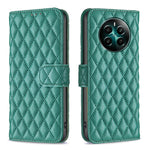 Custodia per cellulare in pelle con flip a portafoglio Diamond Lattice, For Realme 12+ 5G, For Realme C53, For Realme C65 4G