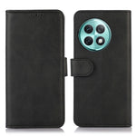Custodia per telefono in pelle con trama di mucca, For OnePlus 12R / Ace 3, For OnePlus 12, For OnePlus Ace 2 Pro, For OnePlus Nord 3 / Ace 2V