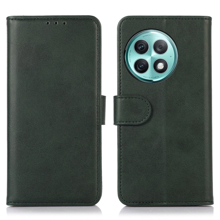 Custodia per telefono in pelle con trama di mucca, For OnePlus 12R / Ace 3, For OnePlus 12, For OnePlus Ace 2 Pro, For OnePlus Nord 3 / Ace 2V
