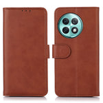 Custodia per telefono in pelle con trama di mucca, For OnePlus 12R / Ace 3, For OnePlus 12, For OnePlus Ace 2 Pro, For OnePlus Nord 3 / Ace 2V