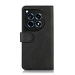 Custodia per telefono in pelle con trama di mucca, For OnePlus 12R / Ace 3, For OnePlus 12, For OnePlus Ace 2 Pro, For OnePlus Nord 3 / Ace 2V