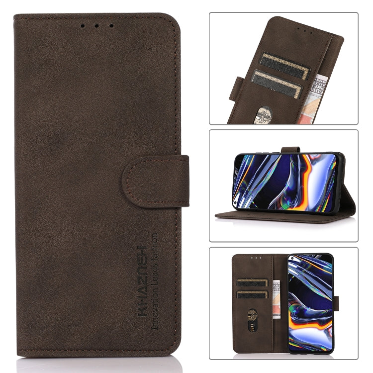 KHAZNEH Custodia per telefono in pelle con trama opaca, For OnePlus 12R / Ace 3, For OnePlus 12, For OnePlus Ace 2 Pro, For OnePlus Nord 3 / Ace 2V