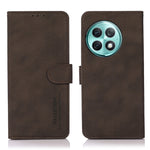 KHAZNEH Custodia per telefono in pelle con trama opaca, For OnePlus 12R / Ace 3, For OnePlus 12, For OnePlus Ace 2 Pro, For OnePlus Nord 3 / Ace 2V