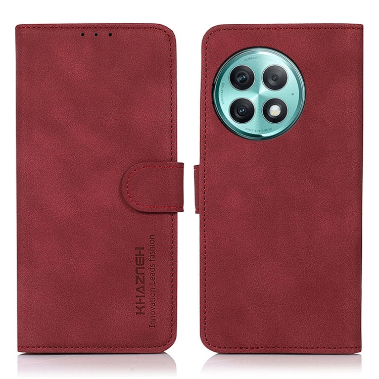 KHAZNEH Custodia per telefono in pelle con trama opaca, For OnePlus 12R / Ace 3, For OnePlus 12, For OnePlus Ace 2 Pro, For OnePlus Nord 3 / Ace 2V