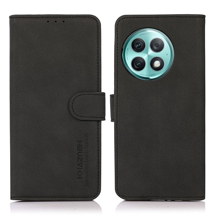 KHAZNEH Custodia per telefono in pelle con trama opaca, For OnePlus 12R / Ace 3, For OnePlus 12, For OnePlus Ace 2 Pro, For OnePlus Nord 3 / Ace 2V