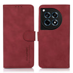 KHAZNEH Custodia per telefono in pelle con trama opaca, For OnePlus 12R / Ace 3, For OnePlus 12, For OnePlus Ace 2 Pro, For OnePlus Nord 3 / Ace 2V
