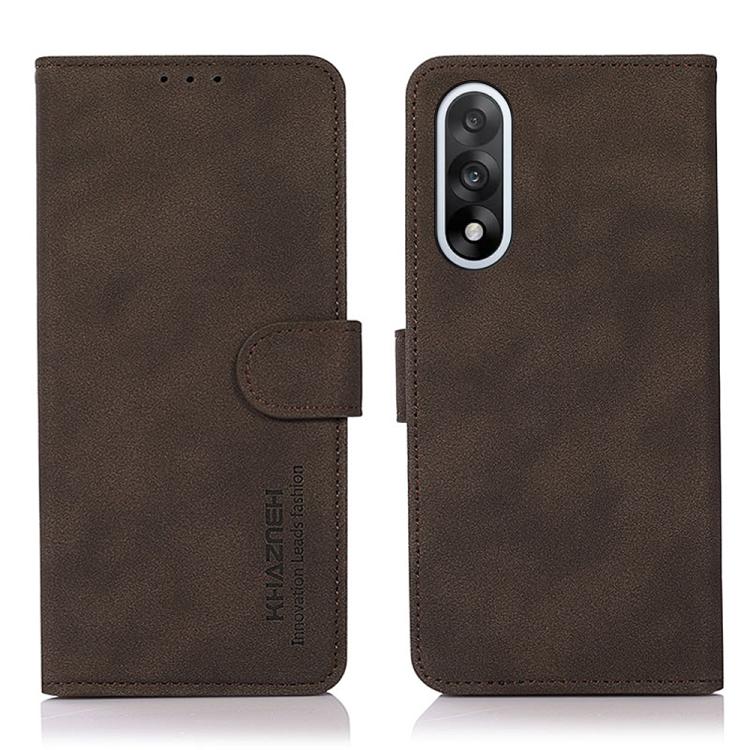 KHAZNEH Custodia per telefono in pelle con trama opaca, For OnePlus Nord CE6 Lite 5G Global, For OnePlus Ace 6 Ultra, For OnePlus 15T, For OnePlus Turbo 6V / Turbo 6, For OnePlus 15, For OnePlus Nord 5