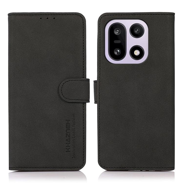 KHAZNEH Custodia per telefono in pelle con trama opaca, For OnePlus Nord CE6 Lite 5G Global, For OnePlus Ace 6 Ultra, For OnePlus 15T, For OnePlus Turbo 6V / Turbo 6, For OnePlus 15, For OnePlus Nord 5