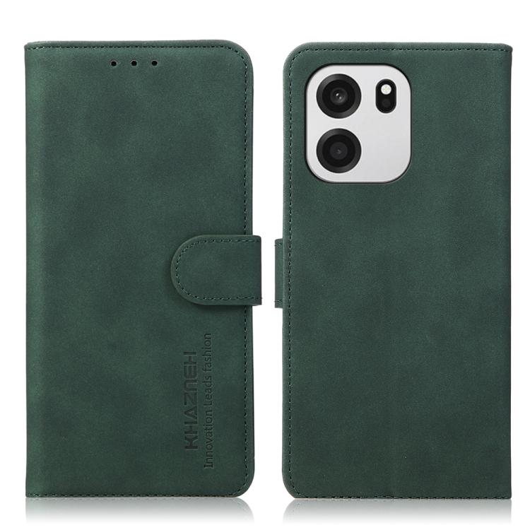 KHAZNEH Custodia per telefono in pelle con trama opaca, For OnePlus Nord CE6 Lite 5G Global, For OnePlus Ace 6 Ultra, For OnePlus 15T, For OnePlus Turbo 6V / Turbo 6, For OnePlus 15, For OnePlus Nord 5