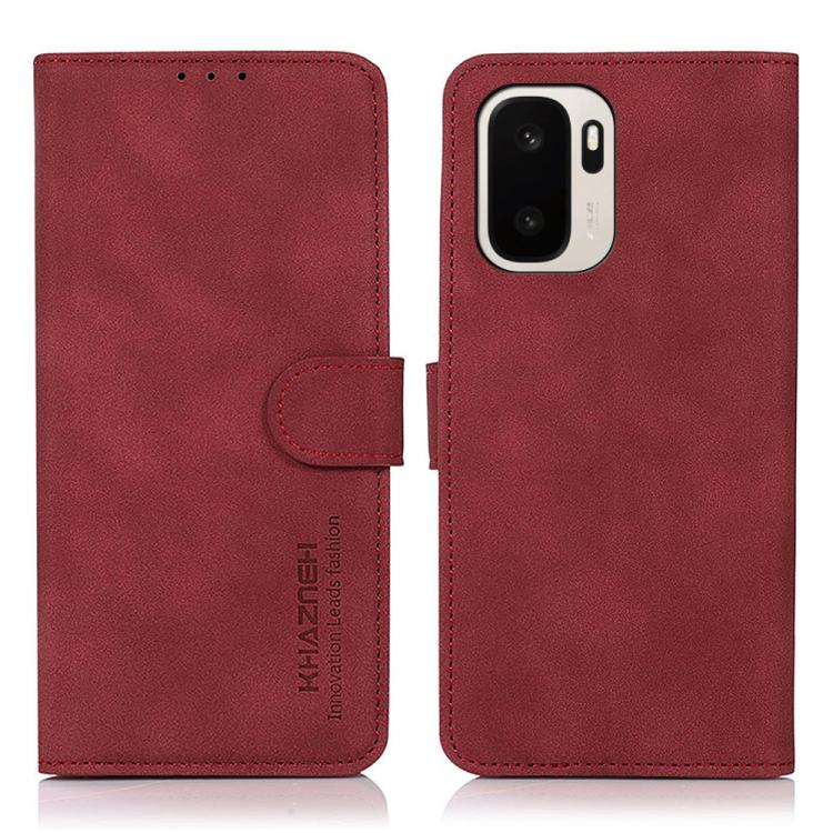 KHAZNEH Custodia per telefono in pelle con trama opaca, For OnePlus Nord CE6 Lite 5G Global, For OnePlus Ace 6 Ultra, For OnePlus 15T, For OnePlus Turbo 6V / Turbo 6, For OnePlus 15, For OnePlus Nord 5