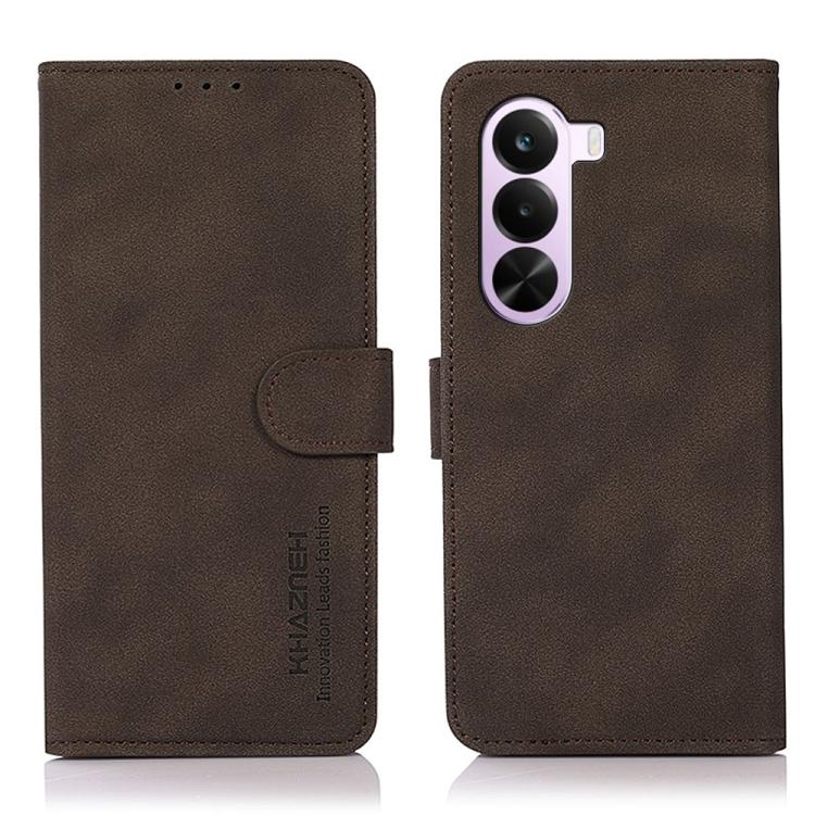 KHAZNEH Custodia per telefono in pelle con trama opaca, For OnePlus Nord CE6 Lite 5G Global, For OnePlus Ace 6 Ultra, For OnePlus 15T, For OnePlus Turbo 6V / Turbo 6, For OnePlus 15, For OnePlus Nord 5