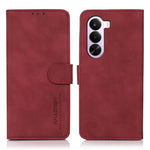 KHAZNEH Custodia per telefono in pelle con trama opaca, For OnePlus Nord CE6 Lite 5G Global, For OnePlus Ace 6 Ultra, For OnePlus 15T, For OnePlus Turbo 6V / Turbo 6, For OnePlus 15, For OnePlus Nord 5