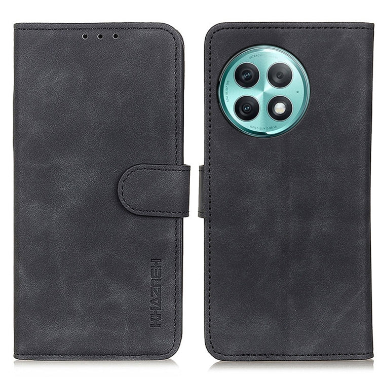 KHAZNEH Custodia per telefono in pelle con trama retrò, For OnePlus 12, For OnePlus Ace 2 Pro, For OnePlus Nord 3 / Ace 2V
