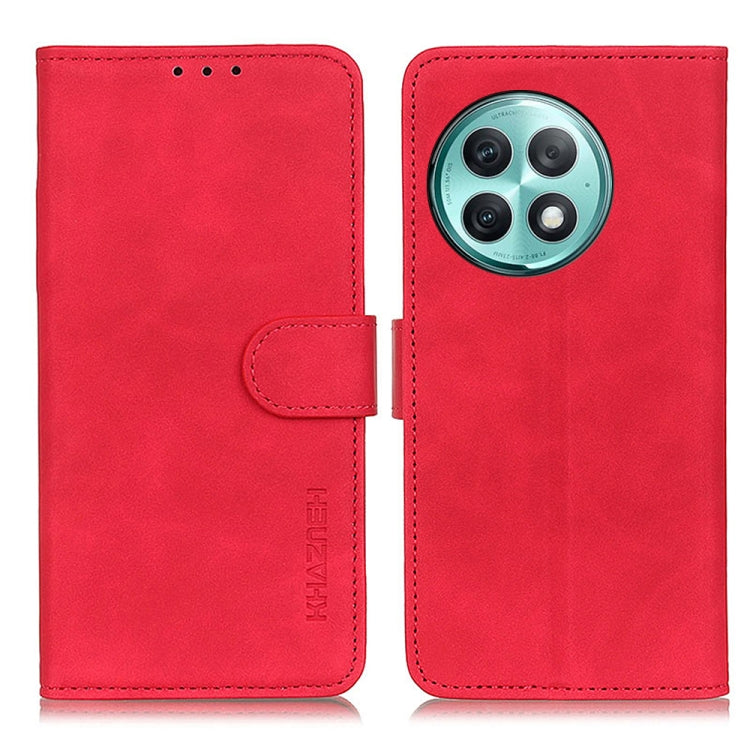 KHAZNEH Custodia per telefono in pelle con trama retrò, For OnePlus 12, For OnePlus Ace 2 Pro, For OnePlus Nord 3 / Ace 2V