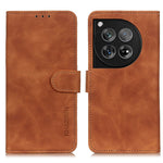 KHAZNEH Custodia per telefono in pelle con trama retrò, For OnePlus 12, For OnePlus Ace 2 Pro, For OnePlus Nord 3 / Ace 2V