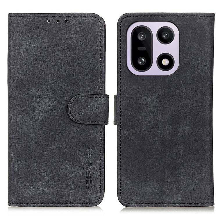 KHAZNEH Custodia per telefono in pelle con trama retrò, For OnePlus Nord CE6 Lite 5G Global, For OnePlus Ace 6 Ultra, For OnePlus 15T, For OnePlus Turbo 6 / 6V, For OnePlus 15R 5G/Ace 6/Ace 6T 5G, For OnePlus 15
