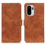 KHAZNEH Custodia per telefono in pelle con trama retrò, For OnePlus Nord CE6 Lite 5G Global, For OnePlus Ace 6 Ultra, For OnePlus 15T, For OnePlus Turbo 6 / 6V, For OnePlus 15R 5G/Ace 6/Ace 6T 5G, For OnePlus 15