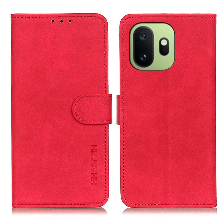 KHAZNEH Custodia per telefono in pelle con trama retrò, For OnePlus Nord CE6 Lite 5G Global, For OnePlus Ace 6 Ultra, For OnePlus 15T, For OnePlus Turbo 6 / 6V, For OnePlus 15R 5G/Ace 6/Ace 6T 5G, For OnePlus 15