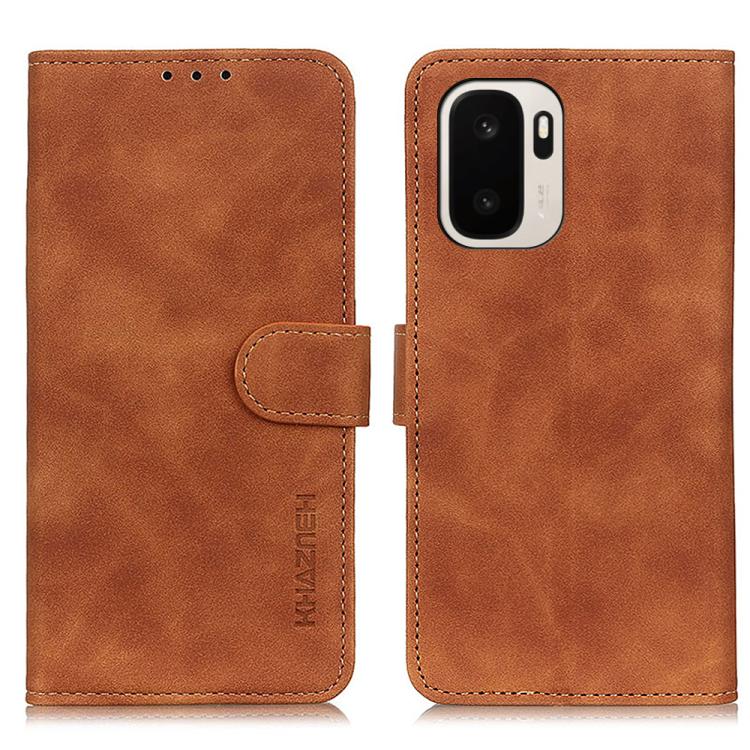 KHAZNEH Custodia per telefono in pelle con trama retrò, For OnePlus Nord CE6 Lite 5G Global, For OnePlus Ace 6 Ultra, For OnePlus 15T, For OnePlus Turbo 6 / 6V, For OnePlus 15R 5G/Ace 6/Ace 6T 5G, For OnePlus 15