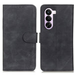 KHAZNEH Custodia per telefono in pelle con trama retrò, For OnePlus Nord CE6 Lite 5G Global, For OnePlus Ace 6 Ultra, For OnePlus 15T, For OnePlus Turbo 6 / 6V, For OnePlus 15R 5G/Ace 6/Ace 6T 5G, For OnePlus 15