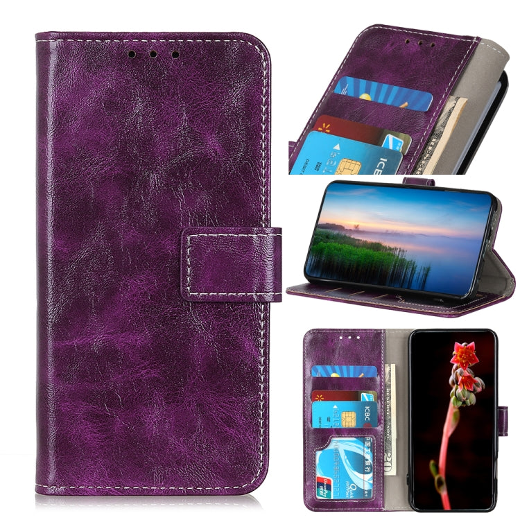 Custodia per telefono in pelle a vibrazione orizzontale con struttura retrò Crazy Horse, For OnePlus 12, For OnePlus Ace 2 Pro, For OnePlus Nord 3 / Ace 2V