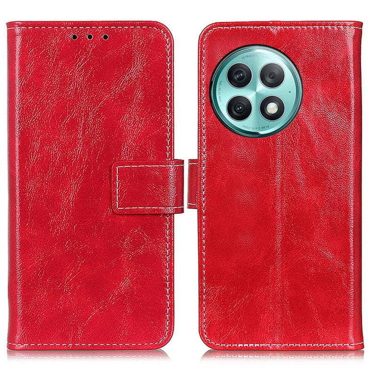 Custodia per telefono in pelle a vibrazione orizzontale con struttura retrò Crazy Horse, For OnePlus 12, For OnePlus Ace 2 Pro, For OnePlus Nord 3 / Ace 2V