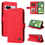 Custodia per telefono in pelle con bottone in metallo con albero della vita Skin Feel, For Google Pixel 8, For Google Pixel 7a, For Google Pixel 7 Pro, For Google Pixel  7