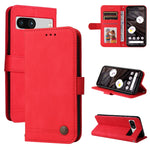 Custodia per telefono in pelle con bottone in metallo con albero della vita Skin Feel, For Google Pixel 8, For Google Pixel 7a, For Google Pixel 7 Pro, For Google Pixel  7