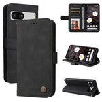 Custodia per telefono in pelle con bottone in metallo con albero della vita Skin Feel, For Google Pixel 8, For Google Pixel 7a, For Google Pixel 7 Pro, For Google Pixel  7