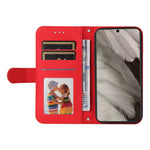Custodia per telefono in pelle con bottone in metallo con albero della vita Skin Feel, For Google Pixel 8, For Google Pixel 7a, For Google Pixel 7 Pro, For Google Pixel  7