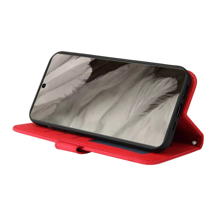 Custodia per telefono in pelle con bottone in metallo con albero della vita Skin Feel, For Google Pixel 8, For Google Pixel 7a, For Google Pixel 7 Pro, For Google Pixel  7