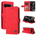 Custodia per telefono in pelle con bottone in metallo con albero della vita Skin Feel, For Google Pixel 9 Pro, For Google Pixel 9, For Google Pixel 8a, For Google Pixel 8 Pro