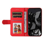 Custodia per telefono in pelle con bottone in metallo con albero della vita Skin Feel, For Google Pixel 9 Pro, For Google Pixel 9, For Google Pixel 8a, For Google Pixel 8 Pro