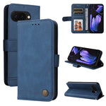 Custodia per telefono in pelle con bottone in metallo con albero della vita Skin Feel, For Google Pixel 11 Pro XL, For Google Pixel 11 / Pixel 11 Pro, For Google Pixel 10a, For Google Pixel 9a