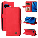 Custodia per telefono in pelle con bottone in metallo con albero della vita Skin Feel, For Google Pixel 11 Pro XL, For Google Pixel 11 / Pixel 11 Pro, For Google Pixel 10a, For Google Pixel 9a