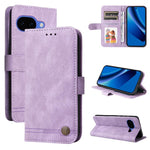 Custodia per telefono in pelle con bottone in metallo con albero della vita Skin Feel, For Google Pixel 11 Pro XL, For Google Pixel 11 / Pixel 11 Pro, For Google Pixel 10a, For Google Pixel 9a