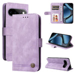 Custodia per telefono in pelle con bottone in metallo con albero della vita Skin Feel, For Google Pixel 11 Pro XL, For Google Pixel 11 / Pixel 11 Pro, For Google Pixel 10a, For Google Pixel 9a