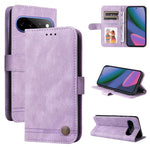 Custodia per telefono in pelle con bottone in metallo con albero della vita Skin Feel, For Google Pixel 11 Pro XL, For Google Pixel 11 / Pixel 11 Pro, For Google Pixel 10a, For Google Pixel 9a