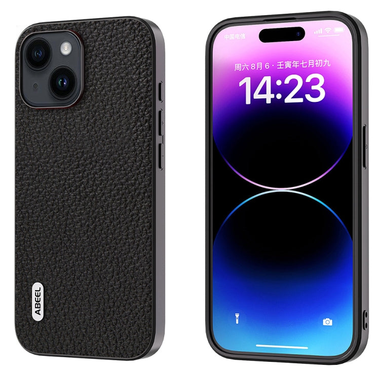 Custodia in vera pelle per iPhone 15 e 14