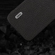 Custodia in vera pelle per iPhone 15 e 14