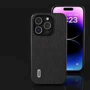 Custodia in vera pelle per iPhone 15 e 14