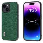 Custodia in vera pelle per iPhone 15 e 14