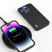 Custodia in Vera Pelle per iPhone 16 e 15