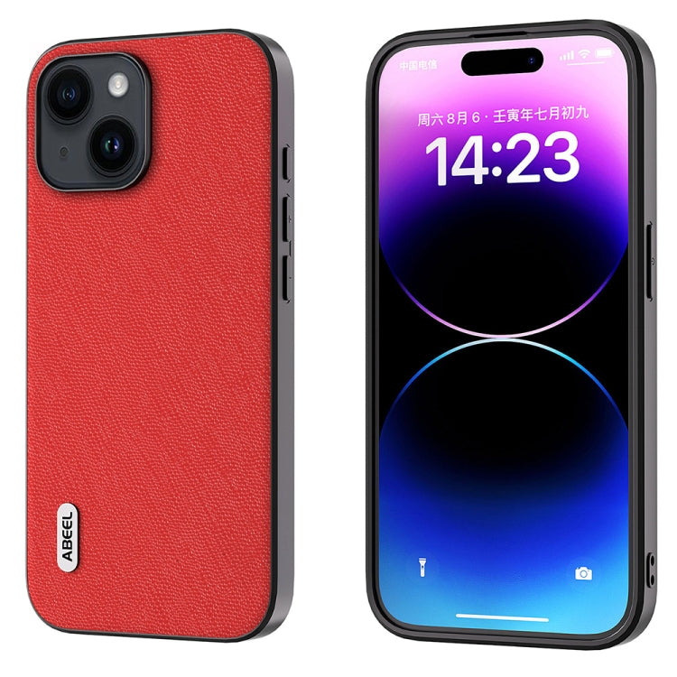 Custodia in vera pelle per iPhone 14 e 15