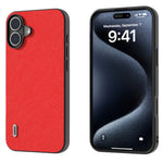 Custodia in vera pelle per iPhone 16 e 15
