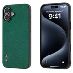 Custodia in vera pelle per iPhone 16 e 15