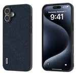 Custodia in vera pelle per iPhone 16 e 15