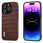 Custodia in vera pelle per iPhone 15 e 14